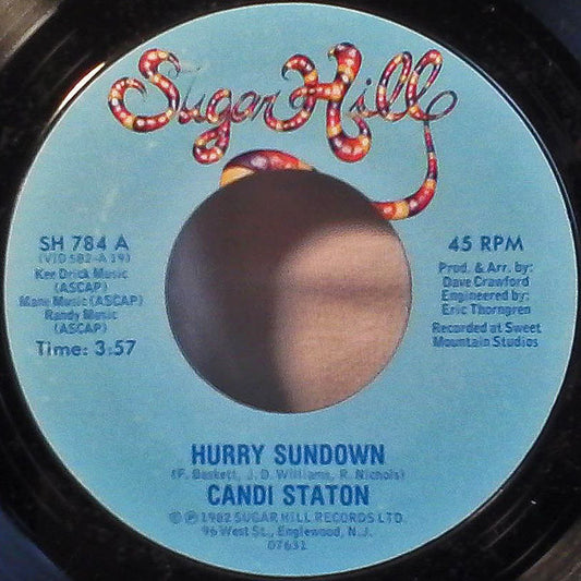 Candi Staton : Hurry Sundown (7", Single)