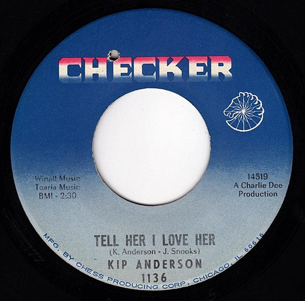 Kip Anderson : Woman, How Do You Make Me Love You Like I Do (7", Single)