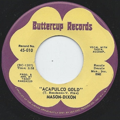 Mason & Dixon : Acapulco Gold (7", Single)