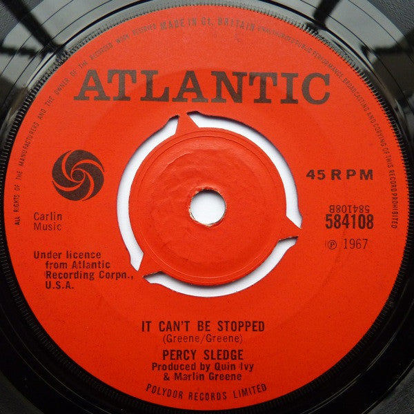Percy Sledge : Out Of Left Field  (7", Single, 3 P)