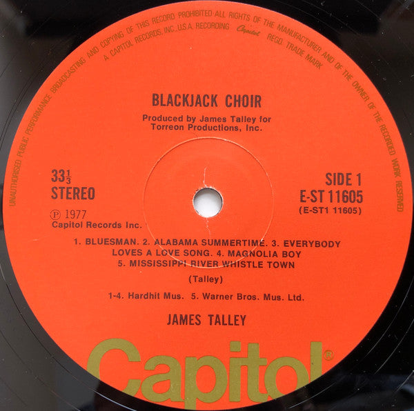 James Talley : Blackjack Choir (LP, Album)