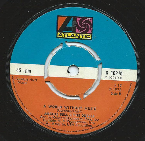 Archie Bell & The Drells : Here I Go Again (7", Single, Pus)