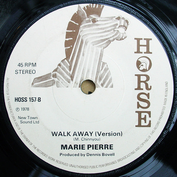 Marie Pierre : Walk Away (7")
