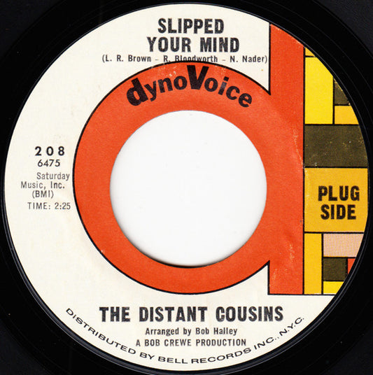 The Distant Cousins : Slipped Your Mind / Empty House (7", Promo)