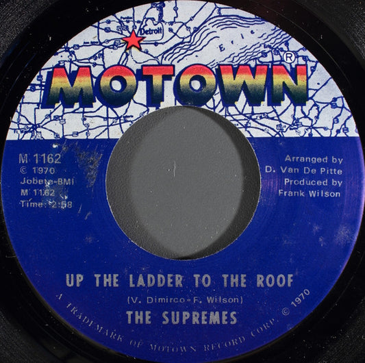 The Supremes : Up The Ladder To The Roof (7", Ame)