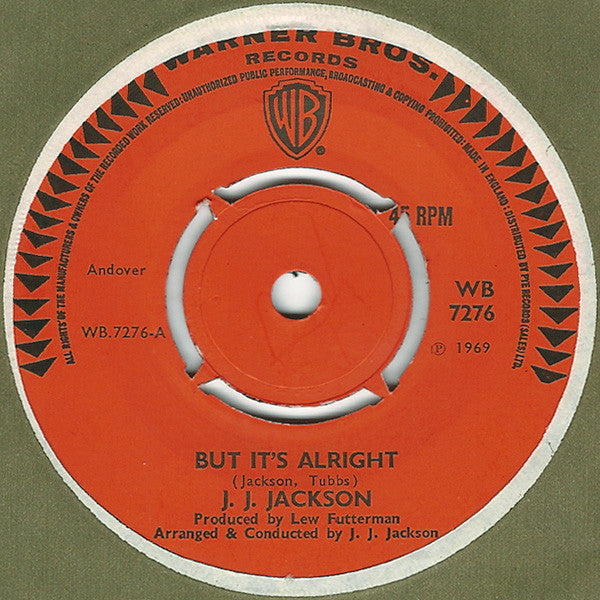 J.J. Jackson : But It's Alright (7", Single)
