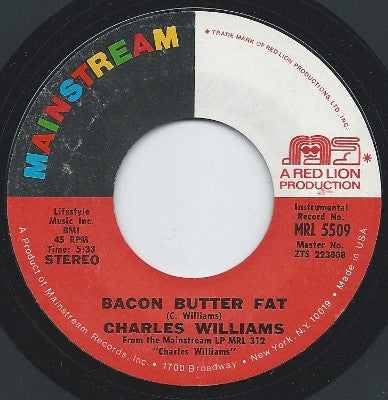 Charles Williams (15) : Please Send Me Someone To Love / Bacon Butter Fat (7", Single)