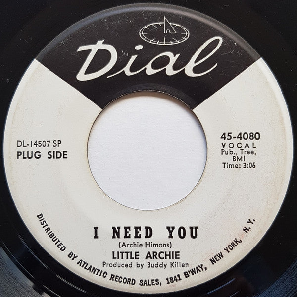 Little Archie : I Need You (7", Single, Promo, SP )