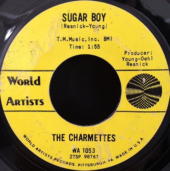 The Charmettes : (Preacher Man) Stop The Wedding / Sugar Boy (7")