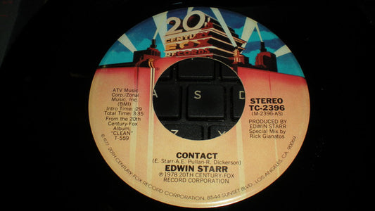 Edwin Starr : Contact / Don't Waste Your Time (7", San)