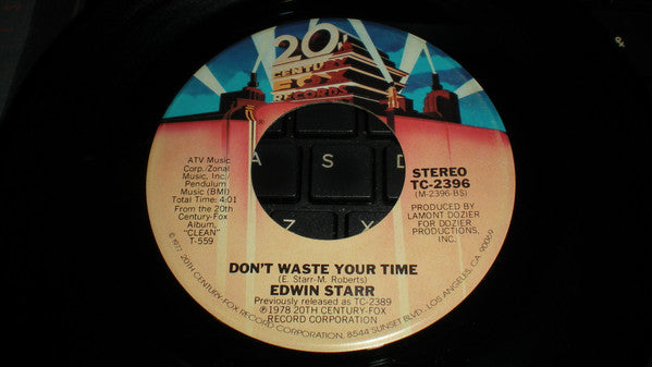 Edwin Starr : Contact / Don't Waste Your Time (7", San)