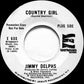 Jimmy Delphs : Country Girl / Mind Going In The Same Direction (7", Promo)