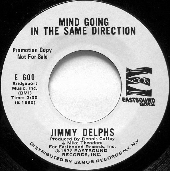 Jimmy Delphs : Country Girl / Mind Going In The Same Direction (7", Promo)