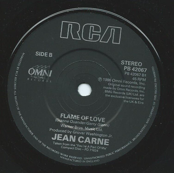 Jean Carn : Ain't No Way (7", Single)