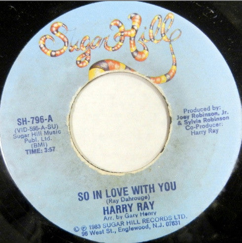 Harry Ray : So In Love With You (7")