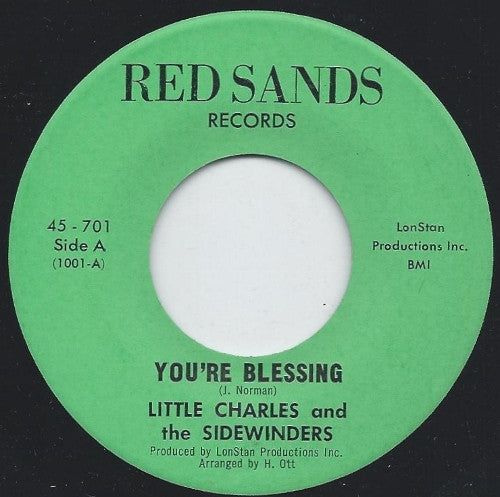 Little Charles And The Sidewinders : You're Blessing  (7", Single)