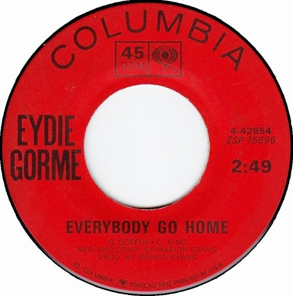 Eydie Gormé : Everybody Go Home (7", Single, Styrene, Ter)