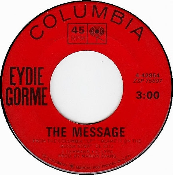 Eydie Gormé : Everybody Go Home (7", Single, Styrene, Ter)