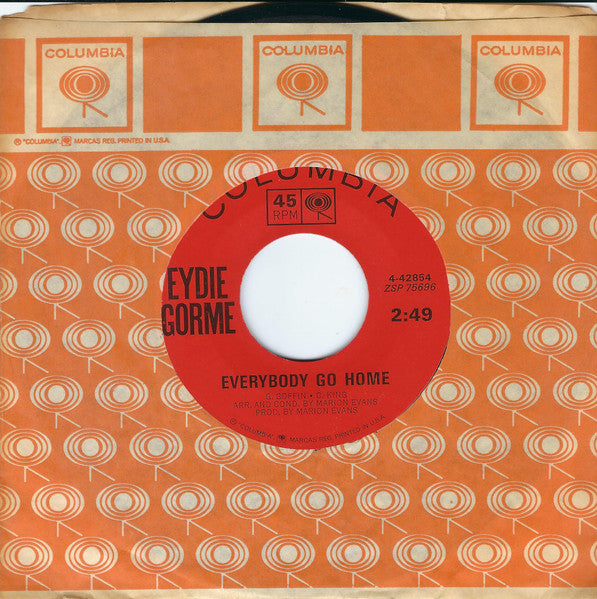 Eydie Gormé : Everybody Go Home (7", Single, Styrene, Ter)