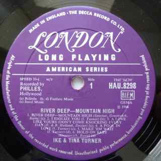 Ike & Tina Turner : River Deep-Mountain High (LP, Album, Mono)