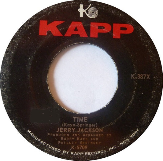 Jerry Jackson : Time (7", Single)