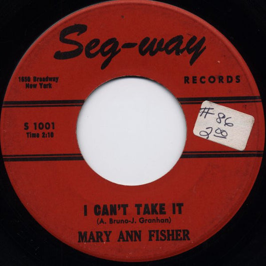 Mary Ann Fisher : I Can't Take It (7", Single)