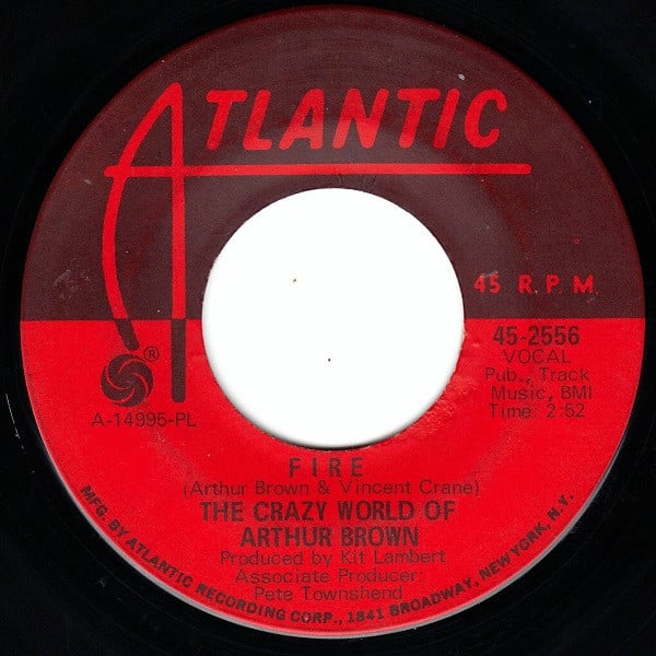 The Crazy World Of Arthur Brown : Fire (7", Single, PL )