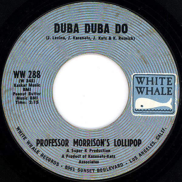 Professor Morrison's Lollipop : Angela / Duba Duba Do (7", Single, Pit)