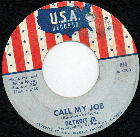 Detroit Junior : Call My Job / The Way I Feel (7", Single)