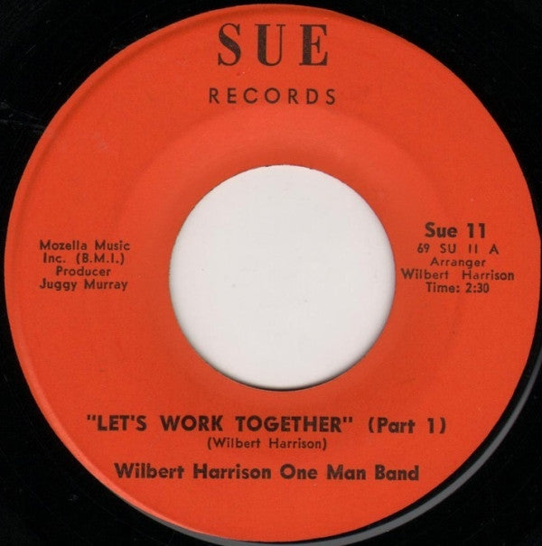 Wilbert Harrison : Let's Work Together (7", Single, Red)