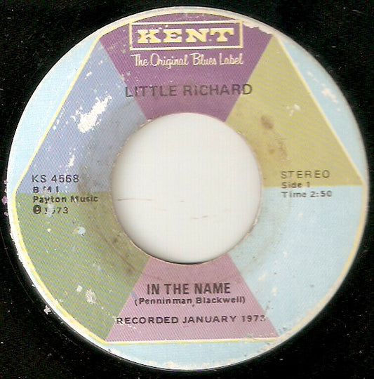 Little Richard : In The Name (7", Single)
