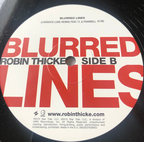 Robin Thicke : Blurred Lines (12")