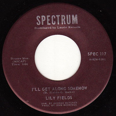 Lily Fields : I'll Get Along Somehow / I've Forgotten How To Cry (7")