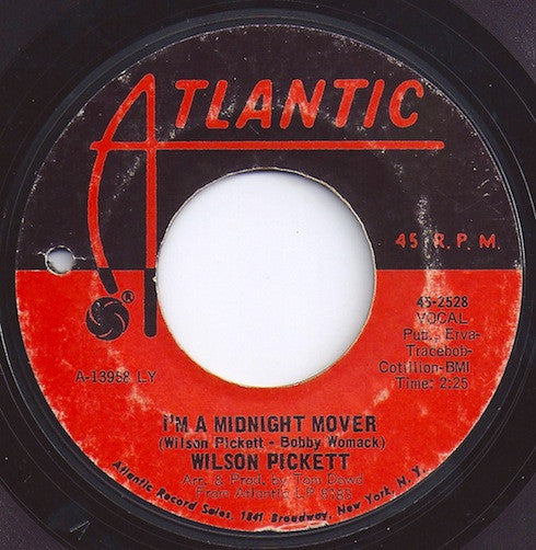 Wilson Pickett : I'm A Midnight Mover / Deborah (7", Single, LY )