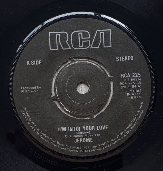 Steve Jerome (2) : (I'm Into) Your Love (7")