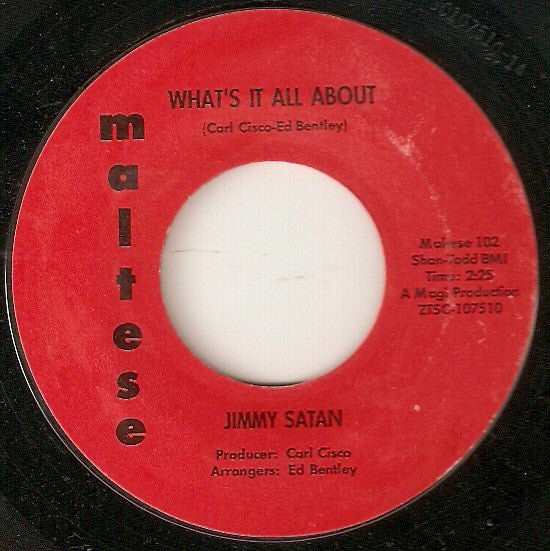 Jimmy Satan : Look At The Clock (7", Single)