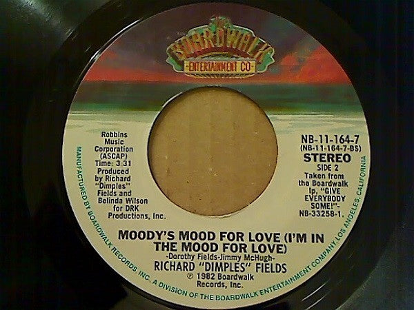 Richard 'Dimples' Fields : People Treat You Funky (When Ya Ain't Got No Money!) (7", Single)