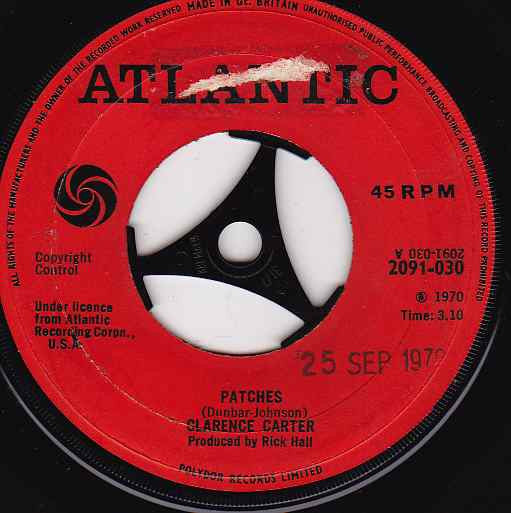 Clarence Carter : Patches (7", Single, Lar)