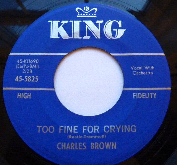 Charles Brown : Lucky Dreamer / Too Fine For Crying (7", Single)