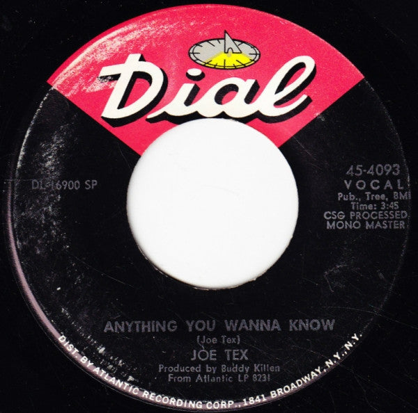Joe Tex : That's The Way / Anything You Wanna Know (7", Single, SP-)