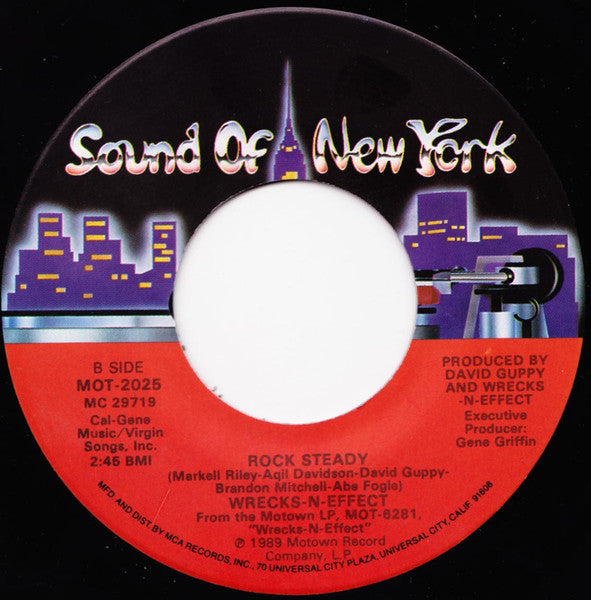 Wrecks-N-Effect : Club Head / Rock Steady (7", Single)