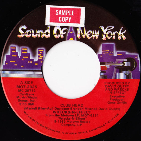 Wrecks-N-Effect : Club Head / Rock Steady (7", Single)