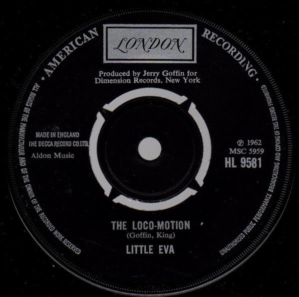 Little Eva : The Loco-Motion (7", Single, RE)
