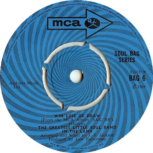 The Greatest Little Soul Band In The Land : Something For My People  (7", Single)