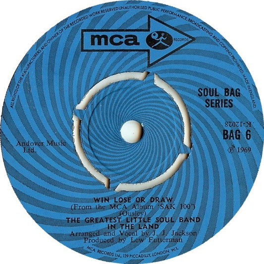 The Greatest Little Soul Band In The Land : Something For My People  (7", Single)