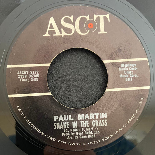 Paul Martin (11) : Snake In The Grass / I've Got A New Love (7", Single)