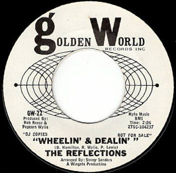 The Reflections (2) : Wheelin' & Dealin' / Deborah Ann (7", Promo)