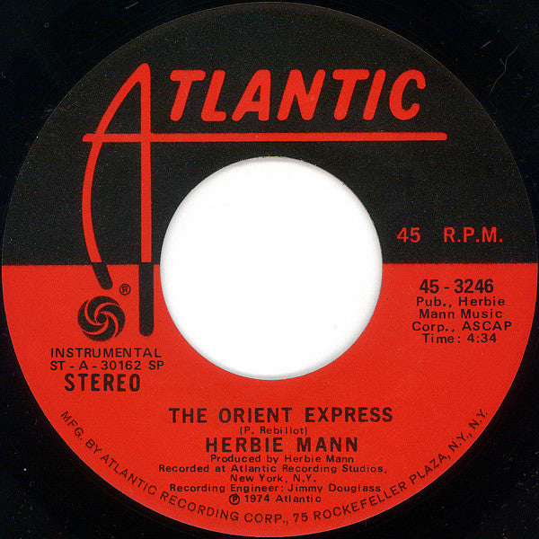 Herbie Mann : Hijack / The Orient Express (7", Single, SP )