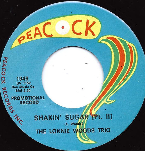 The Lonnie Woods Trio : Shakin' Sugar (7", Single, Promo)