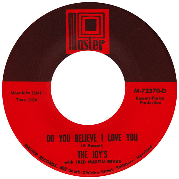 The Joy's With The Fred Martin Revue : I Loved You Once (7", Single)